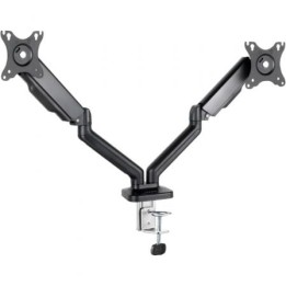 Tooq DB5132TNR-B Soporte mesa 2 brazos 17"-32"