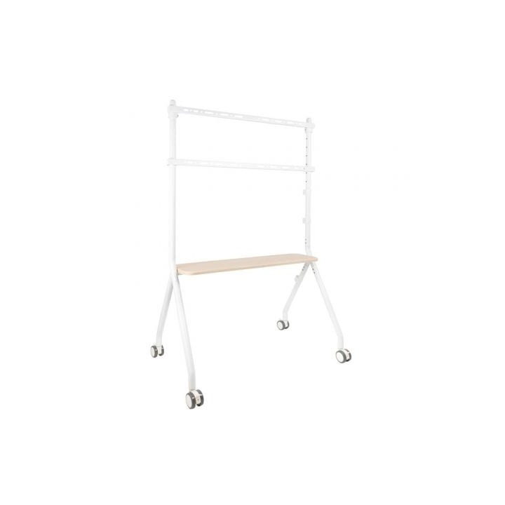 Soporte de Suelo con Ruedas TooQ iLOVE FS20207M-W para TV de 49-80"/ hasta 50kg