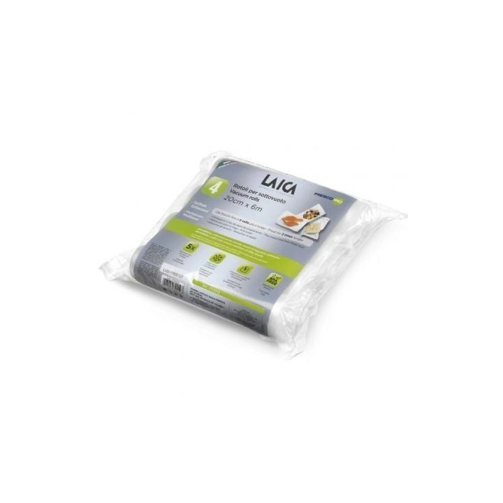 Bolsa para envasar al vacío Laica VT3513/ 20 x 600cm/ 4 Rollos