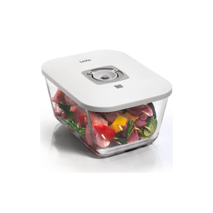 Recipiente de Cristal Laica VT33070/ con Funcion al Vacio/ Capacidad 2.7L