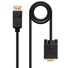 Nanocable Cable Conversor DP a VGA negro, 2 M
