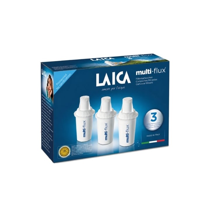 Cartucho de Filtro de Agua Laica MULTI-FLUX F3A3/ Pack de 3 Unidades