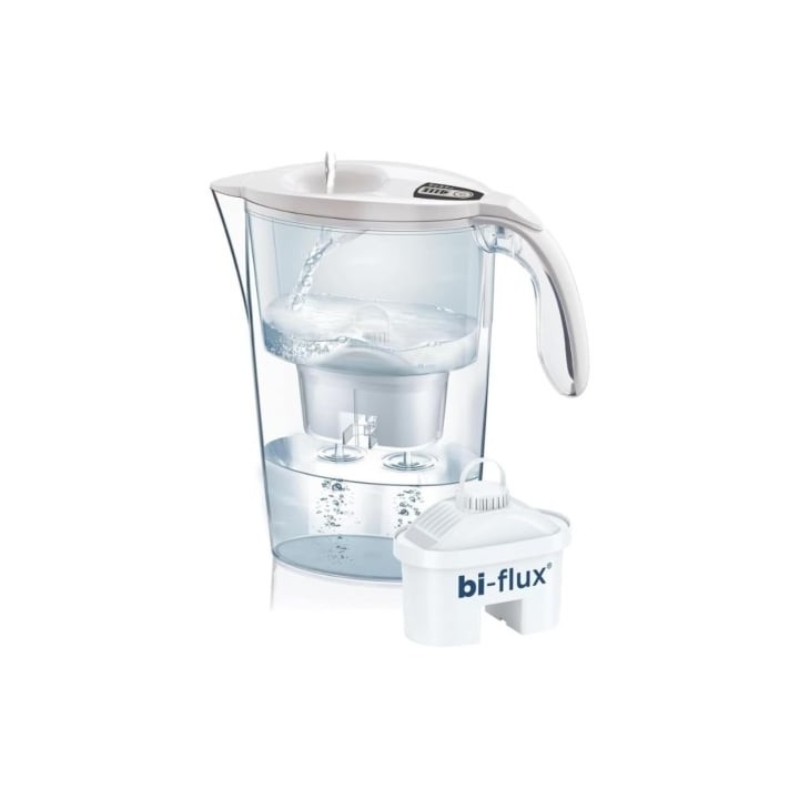 Pack Jarra Filtrante Laica Stream/ 2.3L/ Blanca/ Jarra + 1 Filtro BI-FLUX