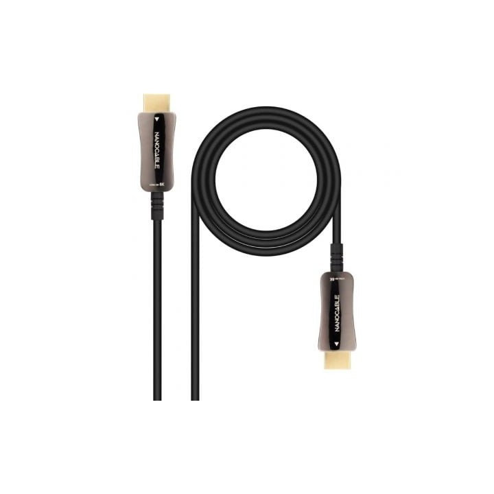 Cable HDMI 2.1 AOC 8K Nanocable 10.15.2110/ HDMI Macho - HDMI Macho/ 10m/ Negro