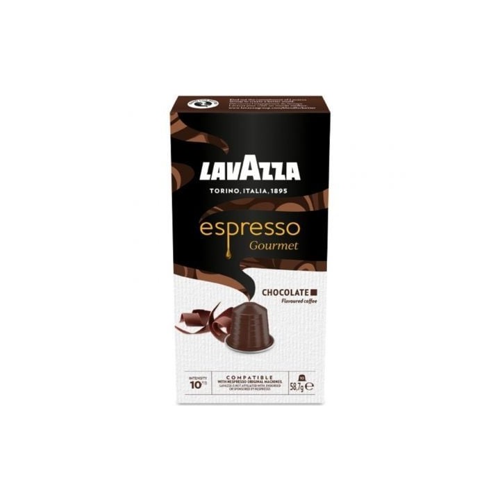 Cápsula Lavazza Espresso Gourmet Chocolate para cafeteras Nespresso/ Caja de 10