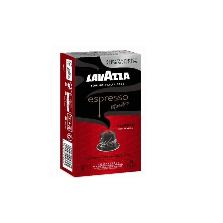 Cápsula Lavazza Espresso Maestro Clásico para cafeteras Nespresso/ Caja de 10