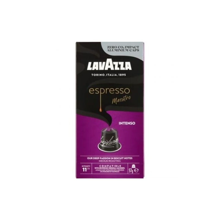 Cápsula Lavazza Espresso Maestro Intenso para cafeteras Nespresso/ Caja de 10