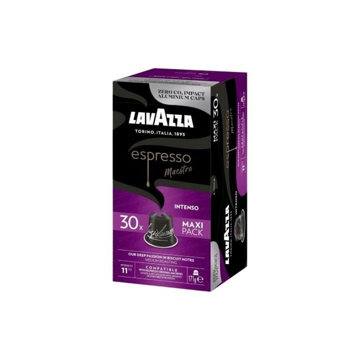 Cápsula Lavazza Espresso Maestro Intenso para cafeteras Nespresso/ Caja de 30