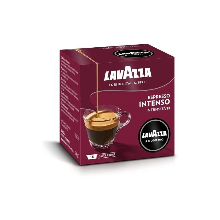 Cápsula Lavazza Intensamente para cafeteras A Modo Mio/ Caja de 16