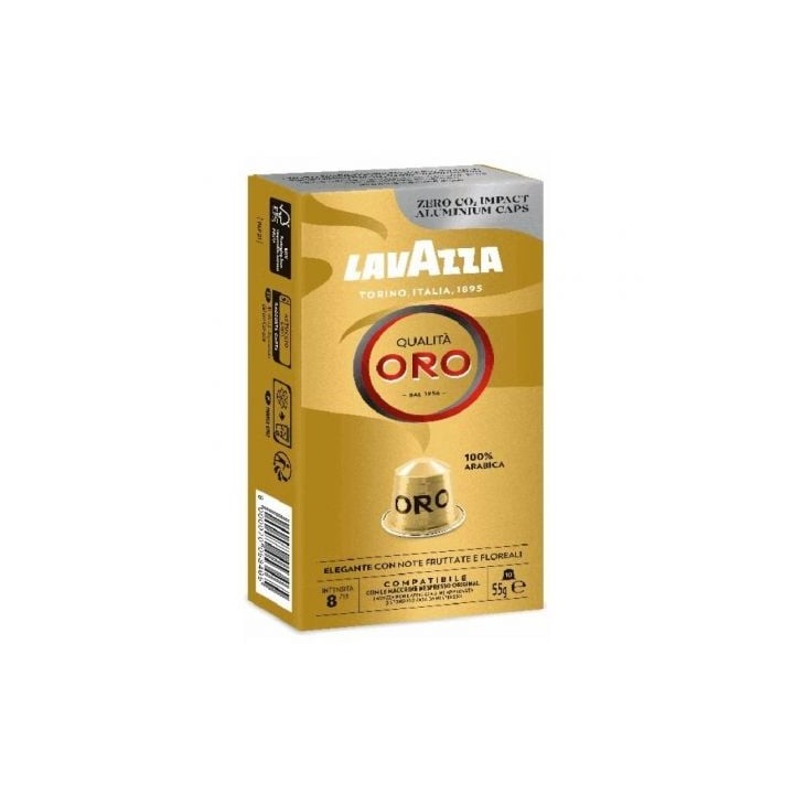Cápsula Lavazza Qualitá Oro para cafeteras Nespresso/ Caja de 10