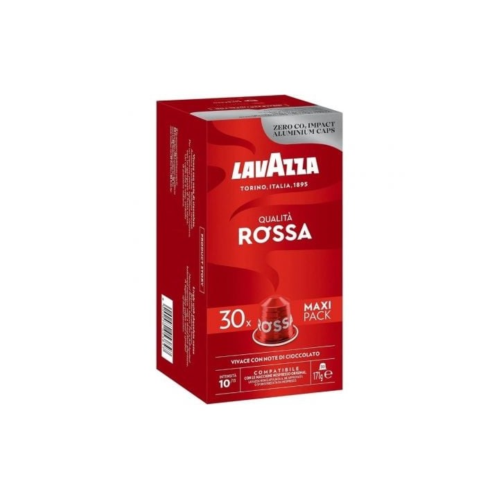 Cápsula Lavazza Qualitá Rossa para cafeteras Nespresso/ Caja de 30