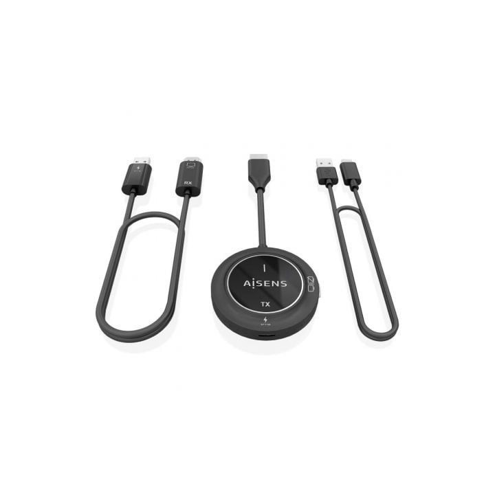 Aisens Adaptador HDMI Inalám 1080P 30 metros Negro