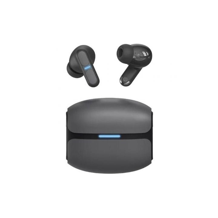 Auriculares Bluetooth Leotec TWS Gaming Nebula Fit con estuche de carga/ Autonomía 7.5h/ Negros