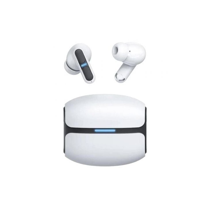 Auriculares Bluetooth Leotec TWS Gaming Nebula Fit con estuche de carga/ Autonomía 7.5h/ Blancos
