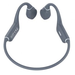 Auriculares Inalámbricos Deportivos de Conducción Ósea Leotec Osea Kuri/ con Micrófono/ Bluetooth/ Grises