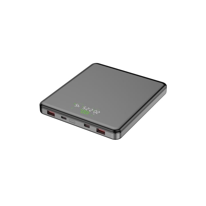 Powerbank 20000mAh Leotec LEPOW100W20G/ 100W/ Gris/ Incluye Cable USB Tipo-C