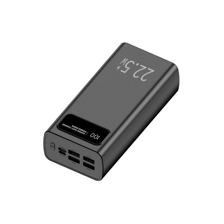 Powerbank 30000mAh Leotec LEPOW30W22W/ 22.5W/ Negra