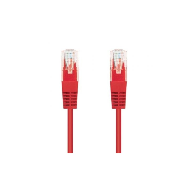 Nanocable Latiguillo Cat.6 UTP 25cm Rojo