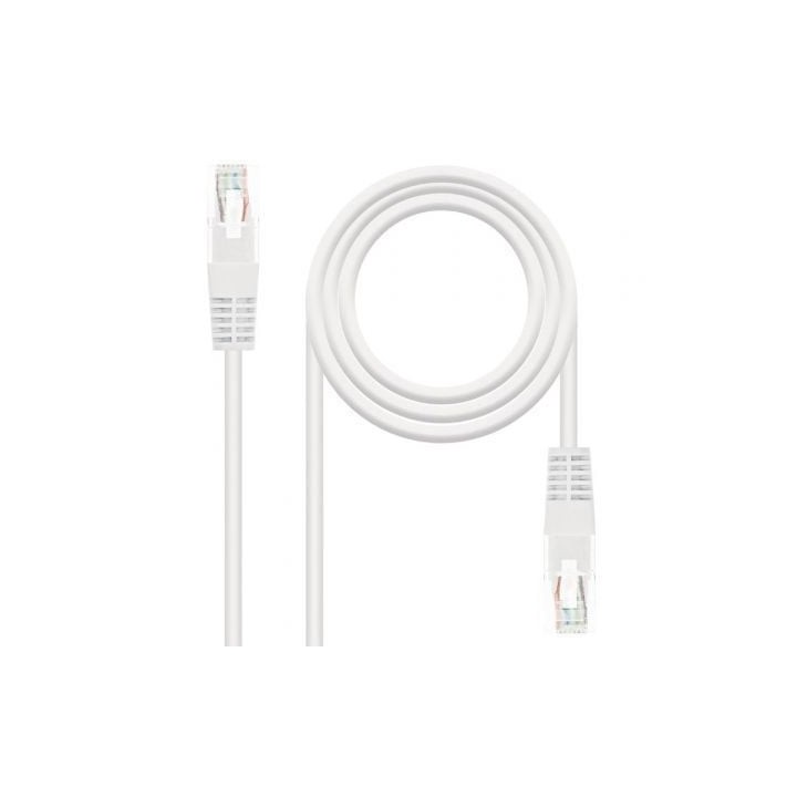 Cable de Red RJ45 UTP Nanocable 10.20.0400-L30 Cat.6/ 30cm/ Blanco