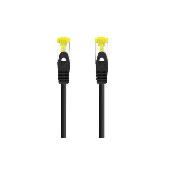 Nanocable Latiguillo LSZH Cat.6A SFTP 25cm Negro