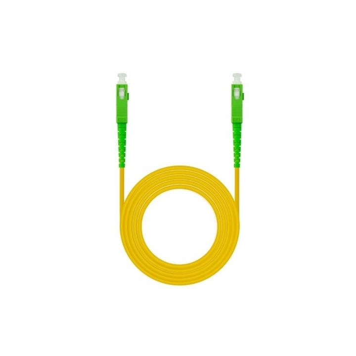 Cable de Fibra Óptica G657A2 Nanocable 10.20.0015/ LSZH/ 15m/ Amarillo