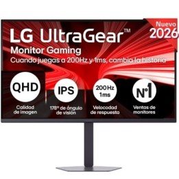 Monitor Gaming LG UltraGear 32G620B-B 31.5"/ QHD/ 1ms/ 200Hz/ IPS/ Regulable en altura/ Negro