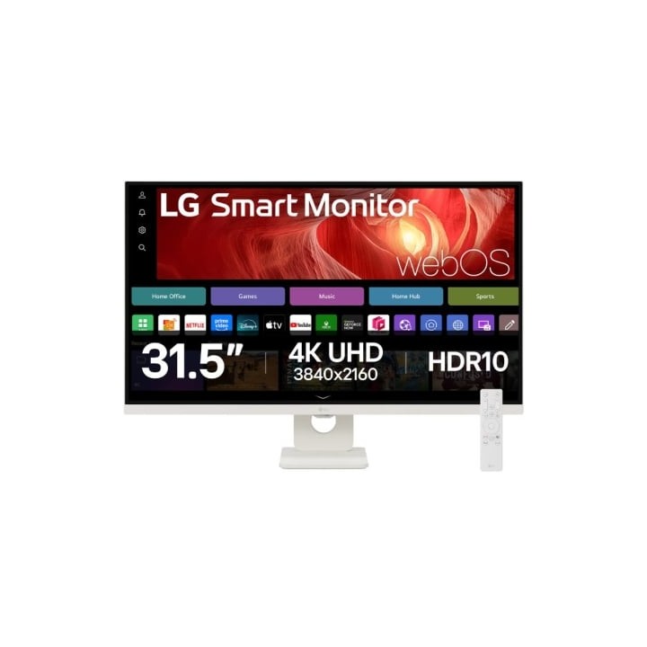 Smart Monitor LG 32U721SA-W 31.5"/ 4K/ Multimedia/ Smart TV/ Blanco