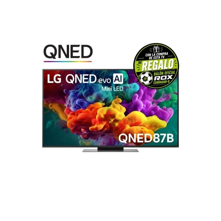 Televisor LG QNED evo AI QNED87 Mini LED 55QNED87B6A 55"/ Ultra HD 4K/ Smart TV/ WiFi