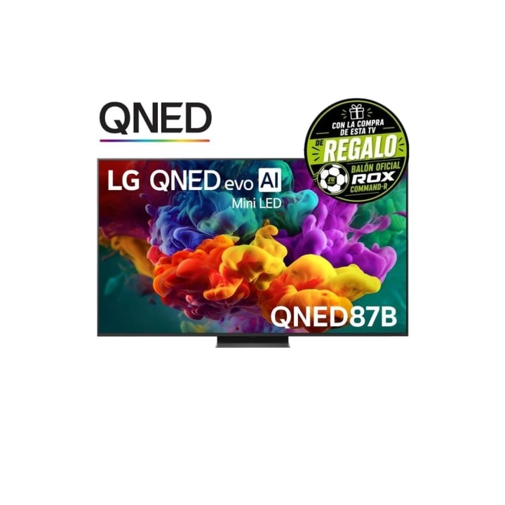 Televisor LG QNED evo AI QNED87 Mini LED 65QNED87B6A 65"/ Ultra HD 4K/ Smart TV/ WiFi