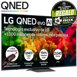 Televisor LG QNED evo AI QNED8EB Mini LED 75QNED8EB3A 75"/ Ultra HD 4K/ Smart TV/ WiFi