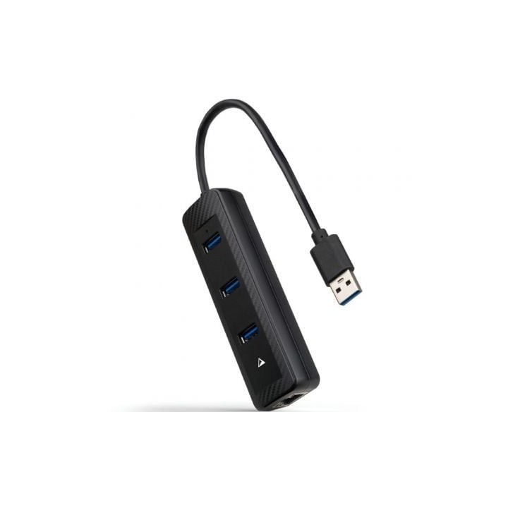 Nanocable Conversor USB 3.0 Ethernet + 3xUSB 3.0