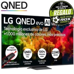 Televisor LG QNED evo AI QNED83B Mini LED 85QNED8EB3A 85"/ Ultra HD 4K/ Smart TV/ WiFi