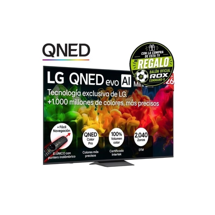 Televisor LG QNED evo AI QNED83B Mini LED 85QNED8EB3A 85"/ Ultra HD 4K/ Smart TV/ WiFi