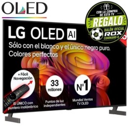 Televisor LG OLED AI B6 OLED55B6ELC 55"/ Ultra HD 4K/ Smart TV/ WiFi