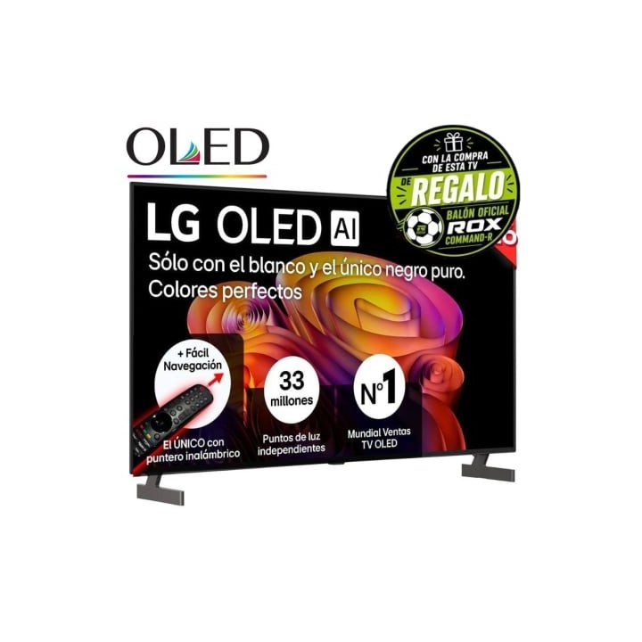Televisor LG OLED AI B6 OLED55B6ELC 55"/ Ultra HD 4K/ Smart TV/ WiFi