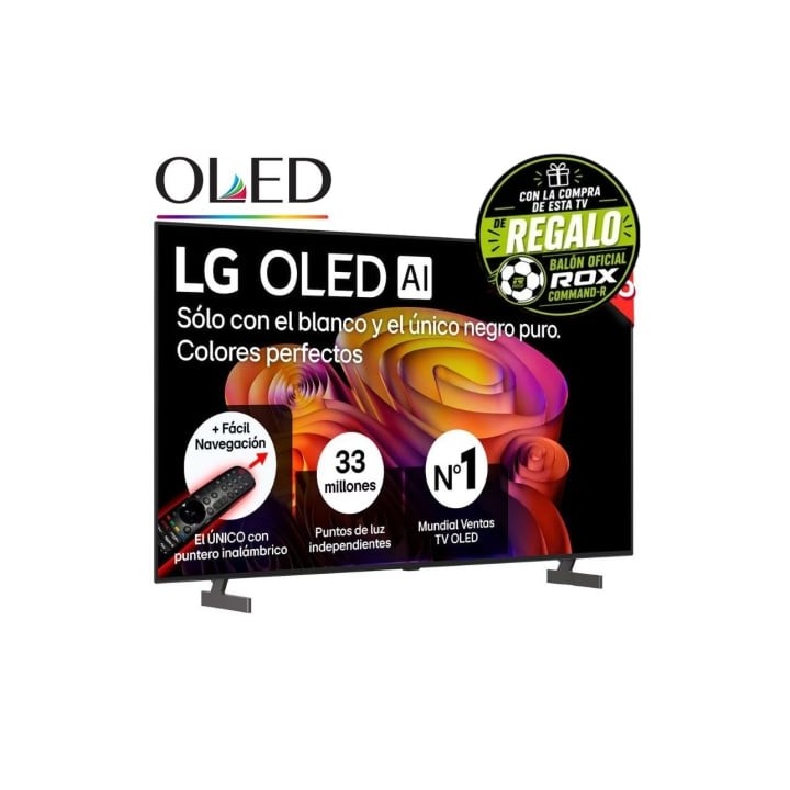Televisor LG OLED AI B6 OLED65B6ELC 65"/ Ultra HD 4K/ Smart TV/ WiFi