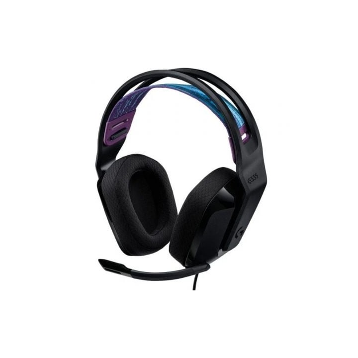 Auriculares Gaming con Micrófono Logitech G335/ Jack 3.5/ Negros
