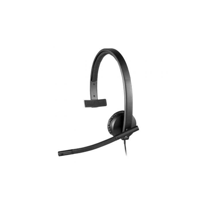 Auricular Logitech H570E/ con Micrófono/ USB/ Negro