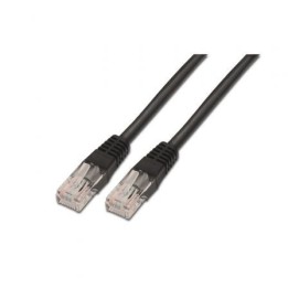 Aisens Latiguillo RJ45 CAT.6 UTP AWG24 negro 1.0m