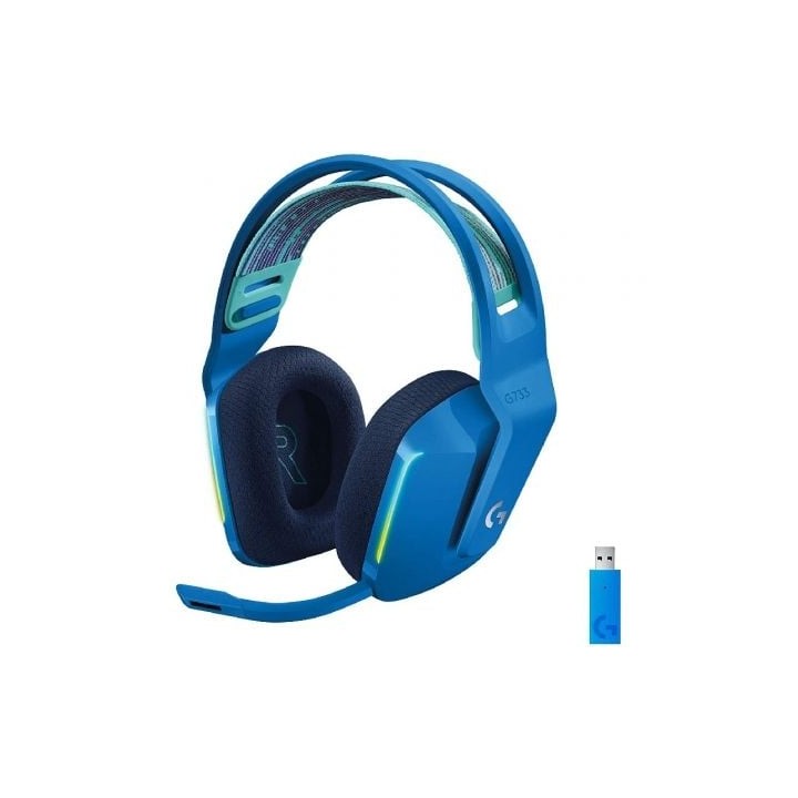 Auriculares Gaming Inalámbricos con Micrófono Logitech G733/ Azules