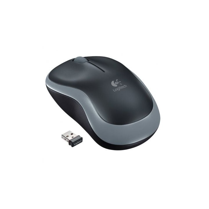 Ratón Inalámbrico Logitech M185/ Hasta 1000 DPI/ Gris