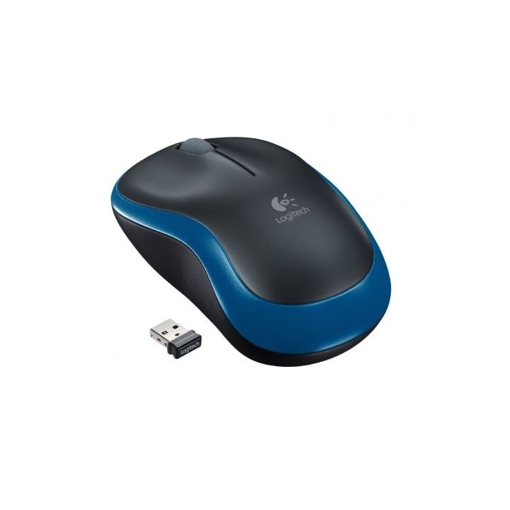 Ratón Inalámbrico Logitech M185/ Hasta 1000 DPI/ Azul