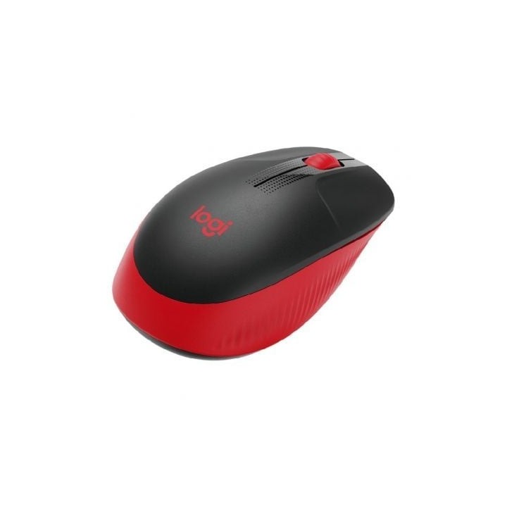 Ratón Inalámbrico Logitech M190/ Hasta 1000 DPI/ Rojo