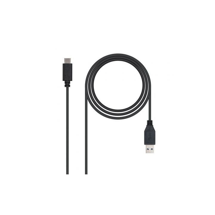 Nanocable Cable USB 3.1 Gen2 10Gbps3A USB-C/M-A/M