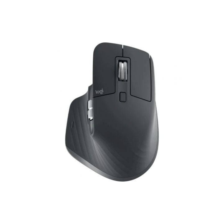 Ratón Ergonómico Inalámbrico Logitech MX Master 3S For Business/ Batería recargable/ Hasta 8000 DPI/ Grafito