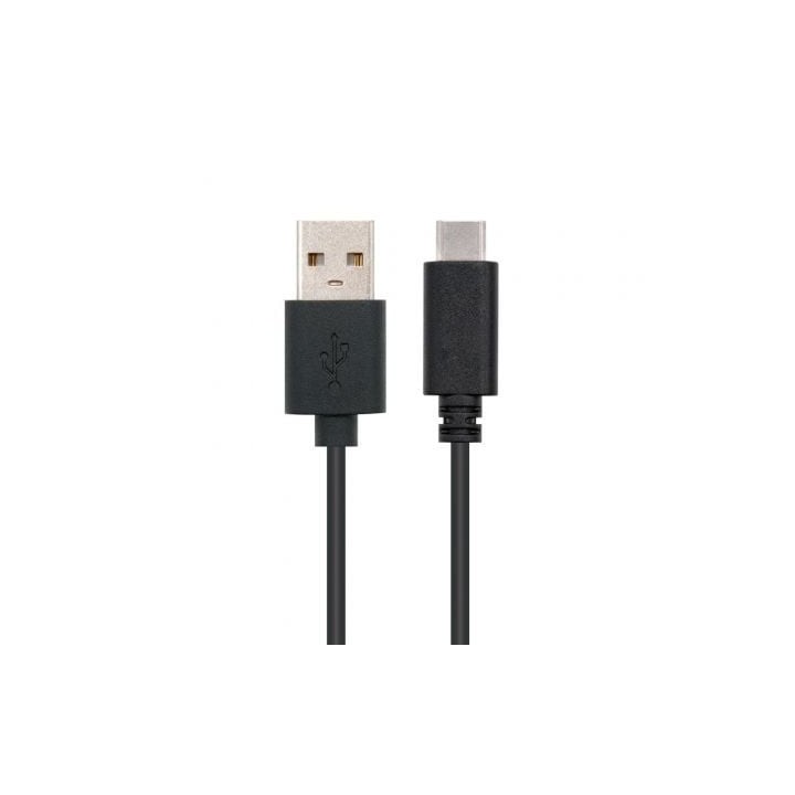 Nanocable Cable USB 2.0 3A Tipo USB-C/M-A/M 0.5 M