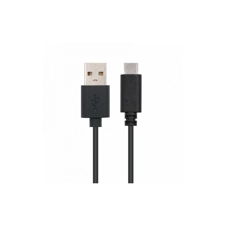 Cable USB 2.0 Nanocable 10.01.2102/ USB Tipo-C Macho - USB Macho/ 480Mbps/ 2m/ Negro