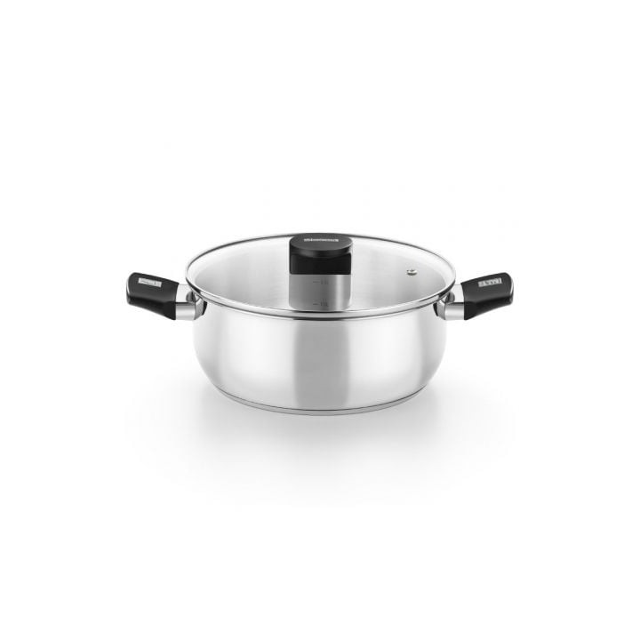 Cacerola Monix Elite M240320/ Ø20cm/ Aluminio fundido/ Apta para Inducción