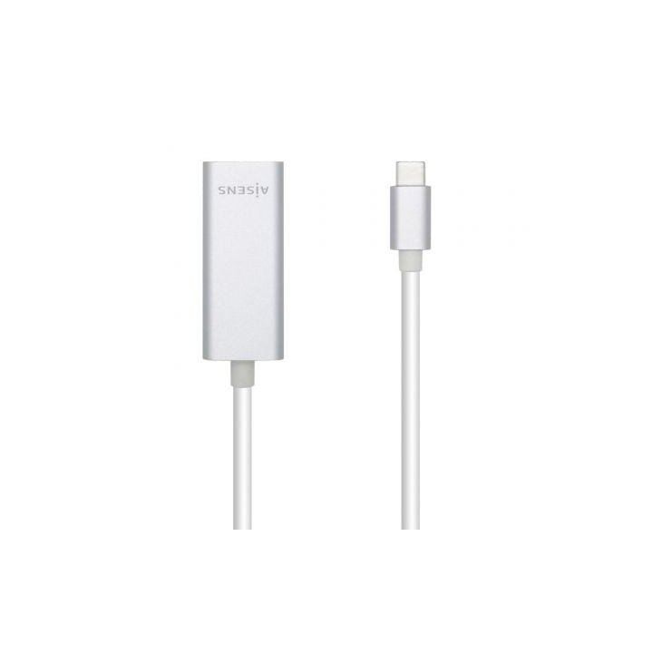 Adaptador USB Tipo-C - RJ45 Aisens A109-0505/ 1000Mbps