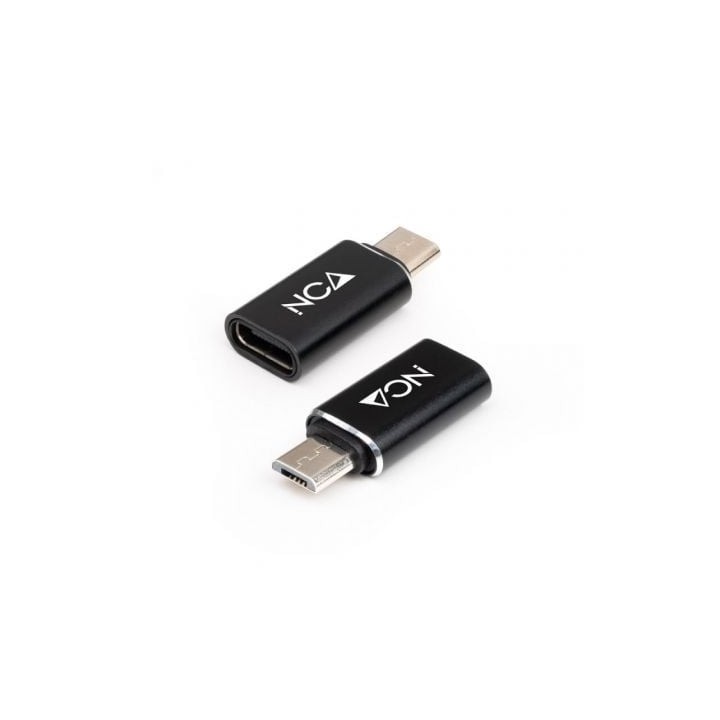 Nanocable Adaptador Micro USB/M a USB-C/H Aluminio